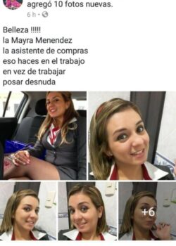 Mayra Menendez Secretaria Puta de Fundasen 7